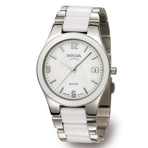 White Ceramic Boccia Titanium Watch - 3189-01